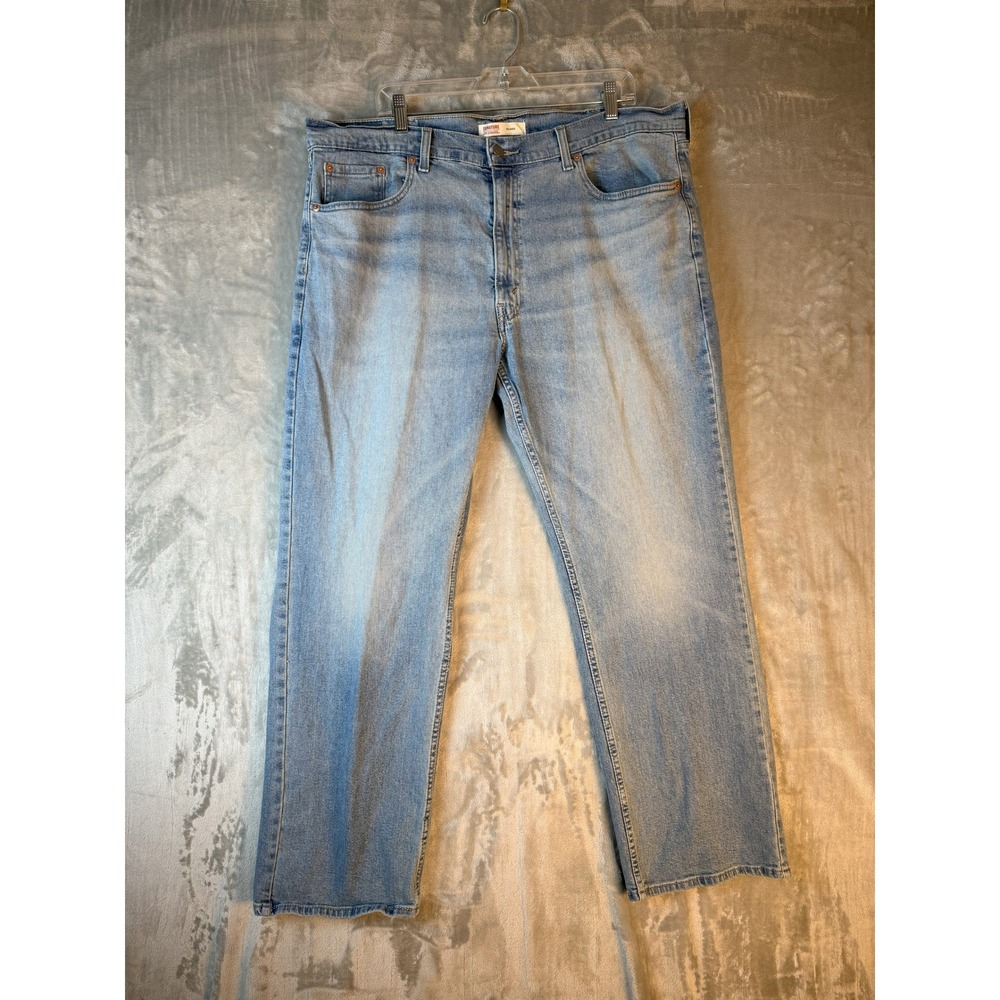 Signature Levi Strauss‎ Mens Relaxed Fit Jeans Light Wash Denim W40 L30